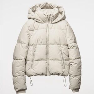 ZARA Rubberized Puffer Jacket